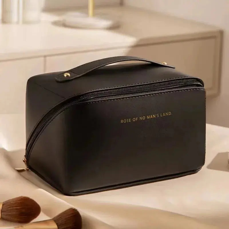 Women's PU Leather Waterproof Travel Makeup Bag PrettyBloom