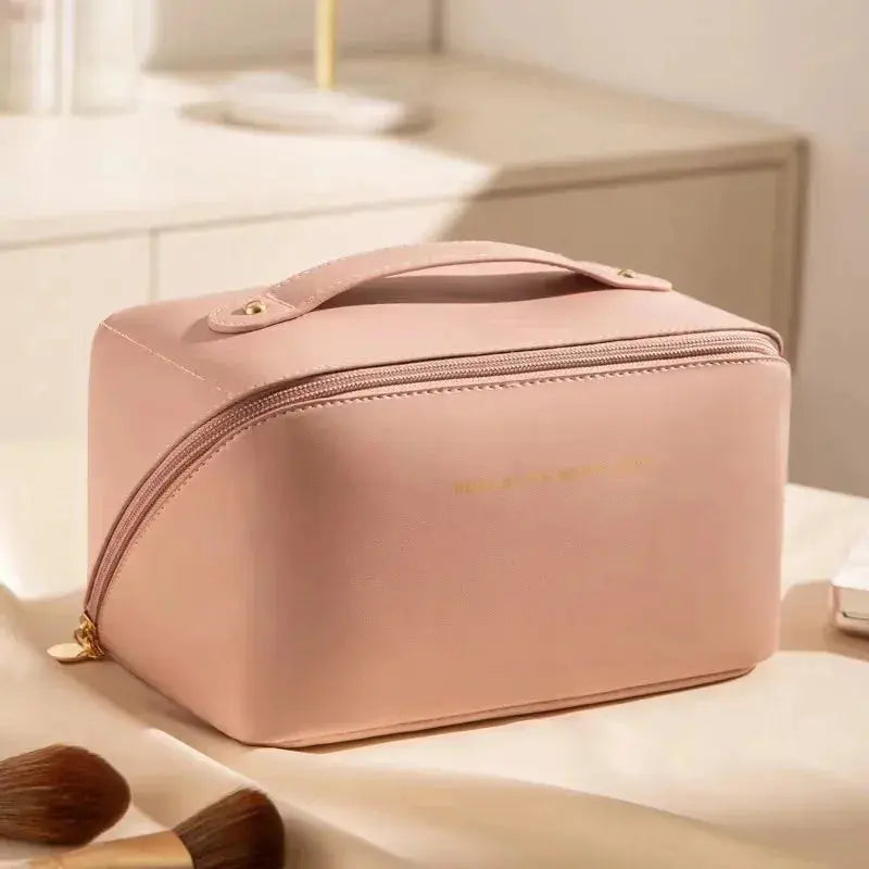 Women's PU Leather Waterproof Travel Makeup Bag PrettyBloom